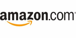 Logo of Amazon, an online retailer that stocks Exascend products