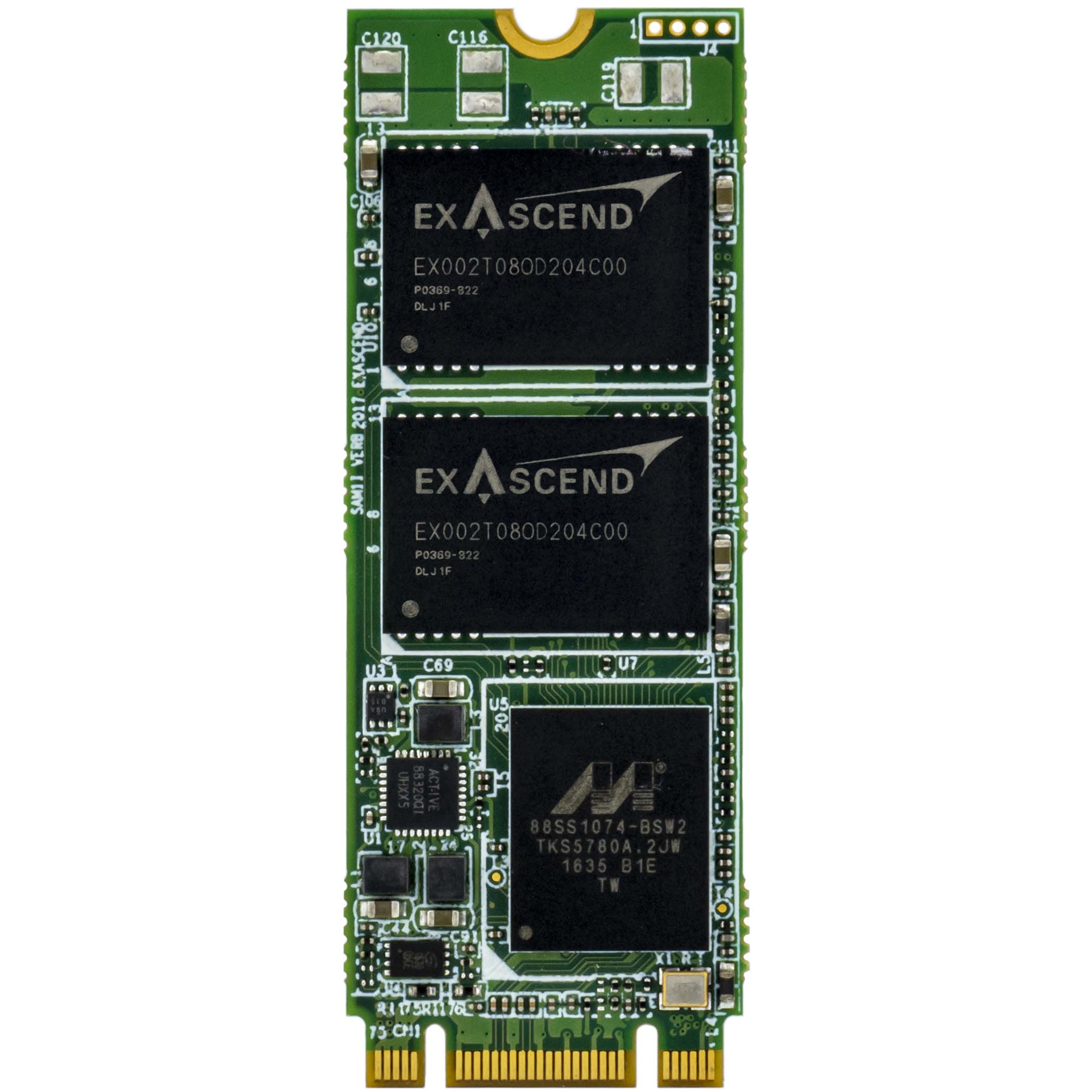 Exascend enterprise-grade M.2 2260 SATA SSD
